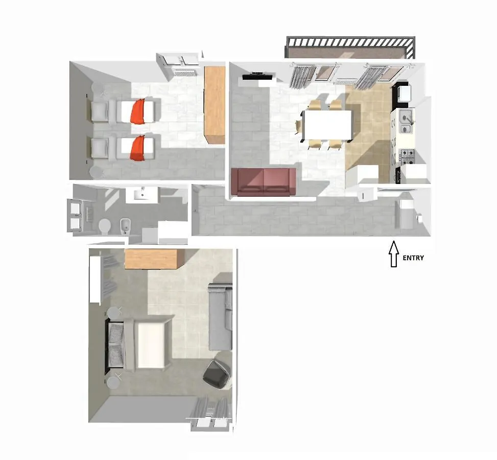 Lab3 City Private Apartment - 2 Bedrooms Pavia